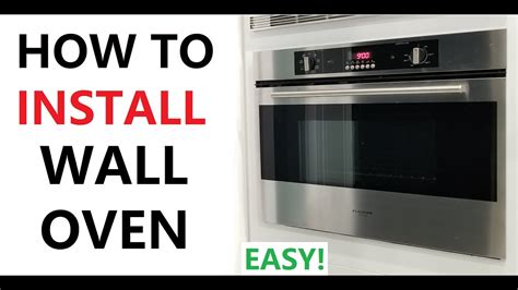 install oven without junction box|how to install a wall oven.